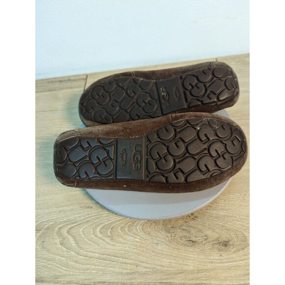 UGG Australia Chestnut Beige Moccasins Slippers Shoes Dakota 3050 Women’s Size 8 - Picture 11 of 11